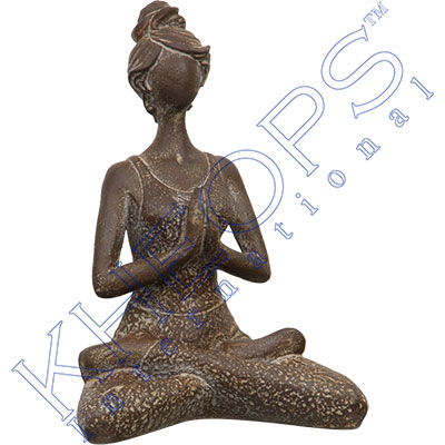 resin woman statue