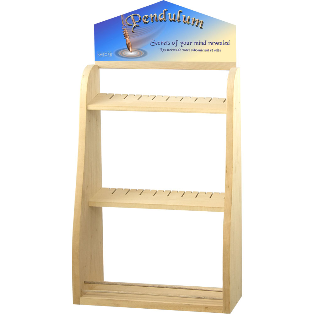 Pendulum Counter TOP Empty Wood Display (each)