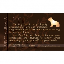 Spirit Animal Info Card Dog (each)