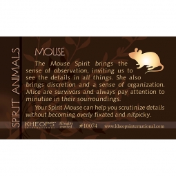 Spirit Animal Info Card Mouse (each)