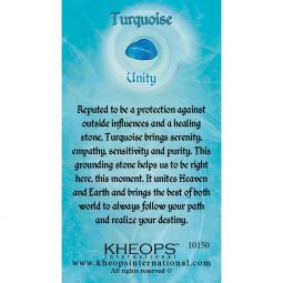 Gemstone Properties Info Card Turquoise (Each)