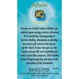 Gemstone Properties Info Card Infinite Serpentine (each)