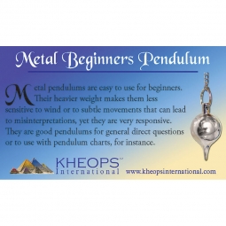 Pendulum Properties Info Card - Metal Beginners (Each)