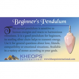 Pendulum Properties Info Card - Beginners (Each)