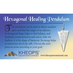 Pendulum Properties Info Card - Hexagonal (Each)