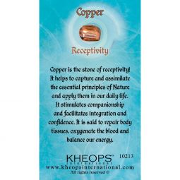 Gemstone Properties Info Card Copper (Each)