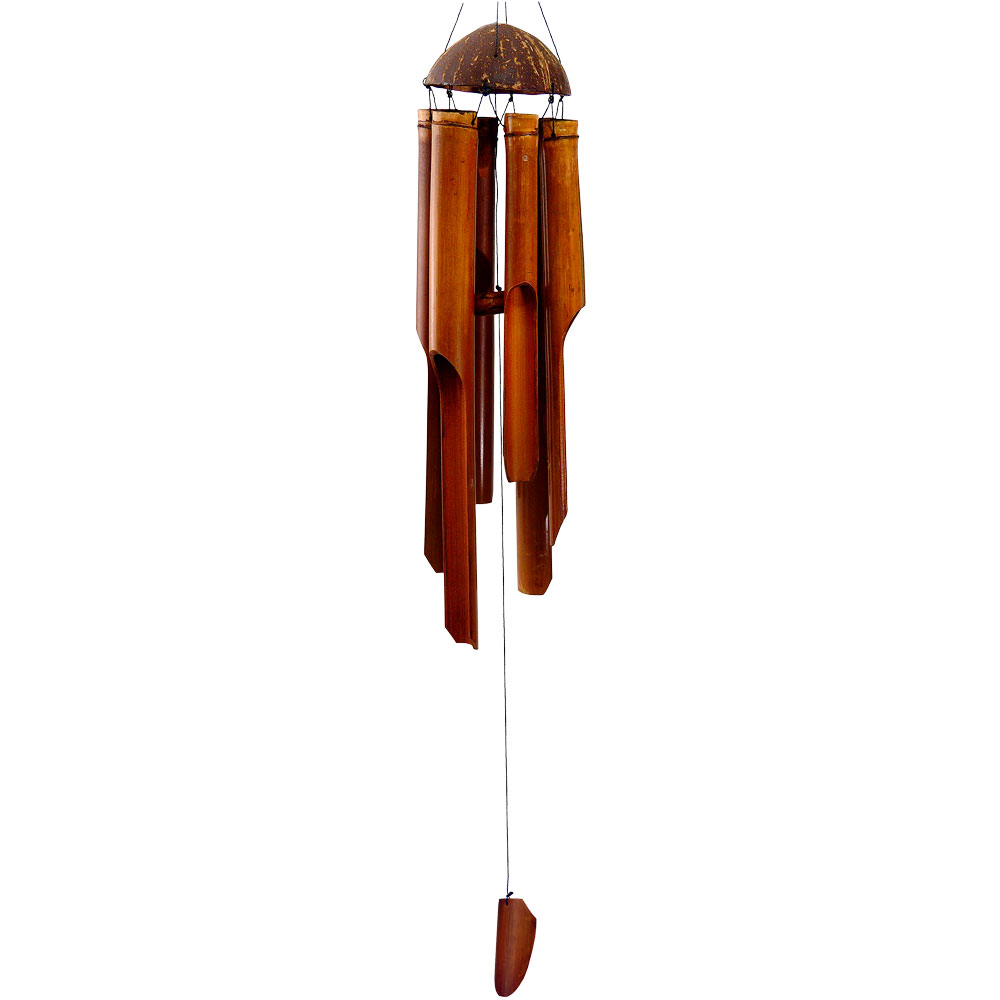 Bamboo Windchime LARGE Plain (Each)