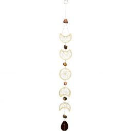 Dreamcatcher String - Natural Moon Phases w/ Asstd Stones (Each)
