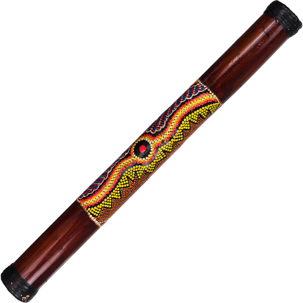 Brown Painted Rainstick - LARGE (each)