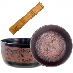 Singing Bowl Flat Sides 10" - Ganesha (Each)