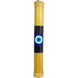 Bamboo Painted Rainstick - Evil Eye - Small (Each)