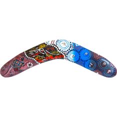 Boomerang Hand Painted Dot Design - Traditional (Each)