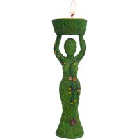 Polyresin T-Light Holder Nurturing Goddess (each)