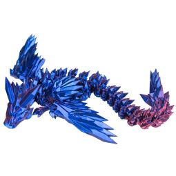 3D Printed Fidget  Large Crystal Winged Dragon - Ast'd Colors (Each)