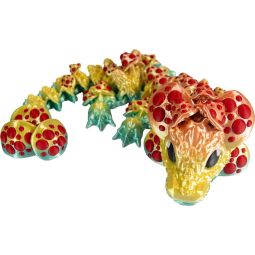 3D Printed Fidget  Large Mushroom Dragon - Ast'd Colors (Each)