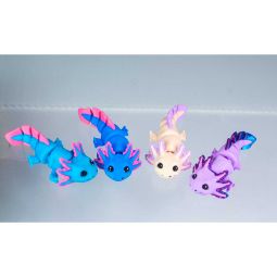 3D Printed Fidget Spirit Animal - Axolotl Ast'd Colors (Each)