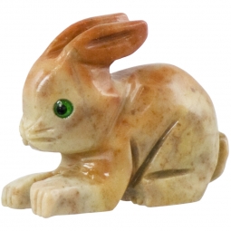 Spirit Animal 1.25-inch Rabbit Dolomite (pack of 5)