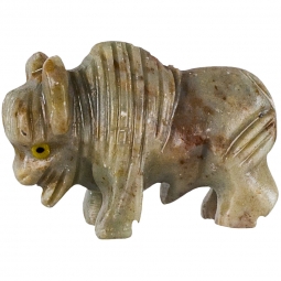 Spirit Animal 1.25-inch Buffalo Dolomite (Pack of 5)