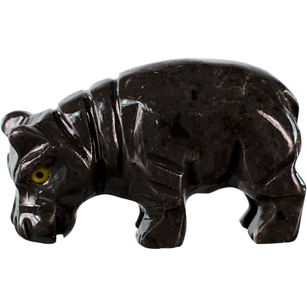Spirit ANIMAL 1.25-inch Hippo Dolomite (pack of 5)