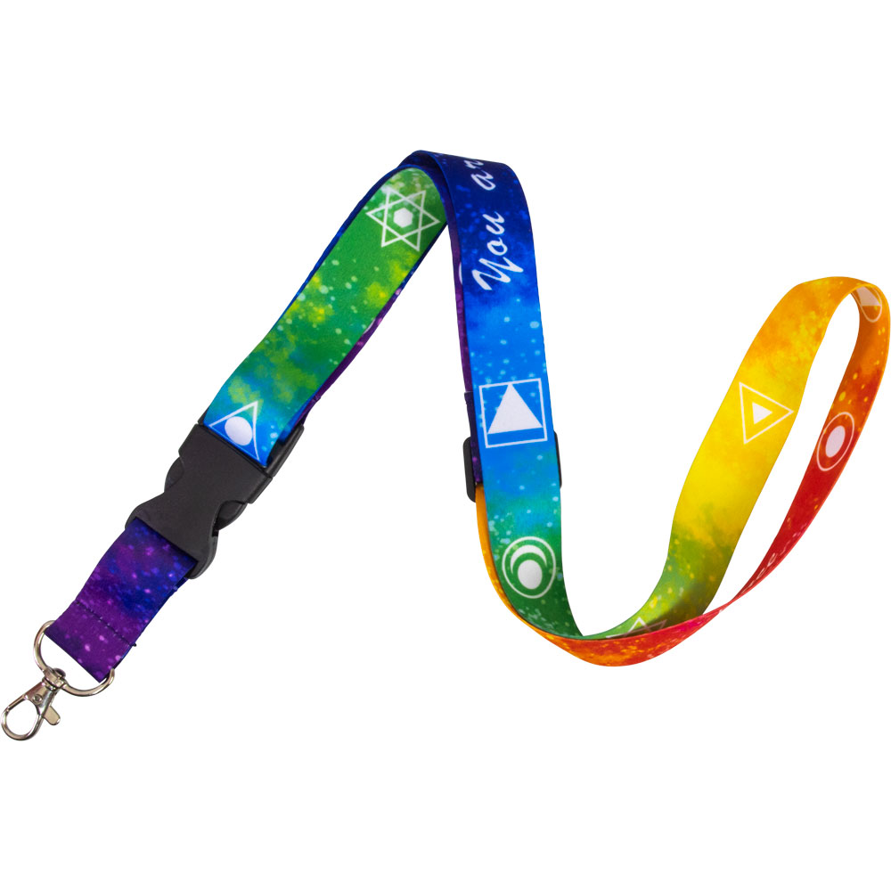 Inspirational LANYARD Adjustable - Chakra (Each)