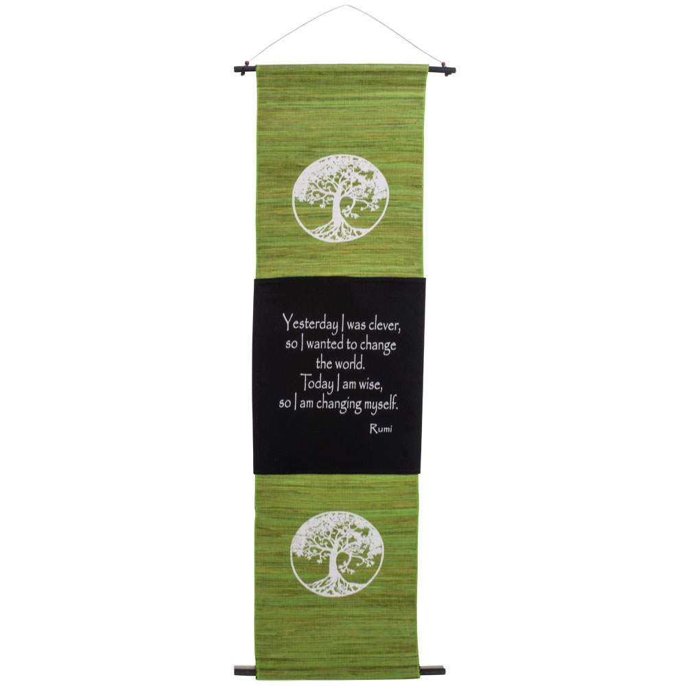 Seagrass Inspirational Banner - Tree of Life (Each): Kheops International