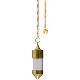 Clear Vial Chambered Pendulum (Each)