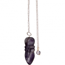 Gemstone Polished Pendulum - Amethyst (Each)