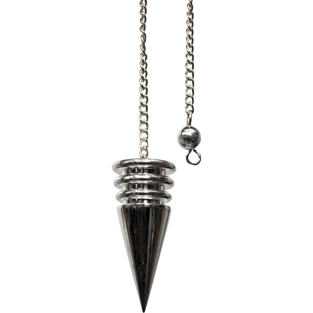 Chambered Pendulum Silver PLATED Point (Each)