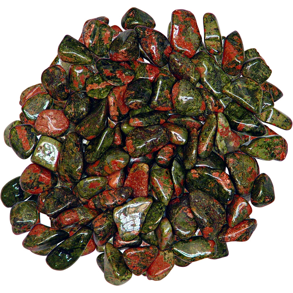 Tumbled Stones Unakite 1lb Kheops International