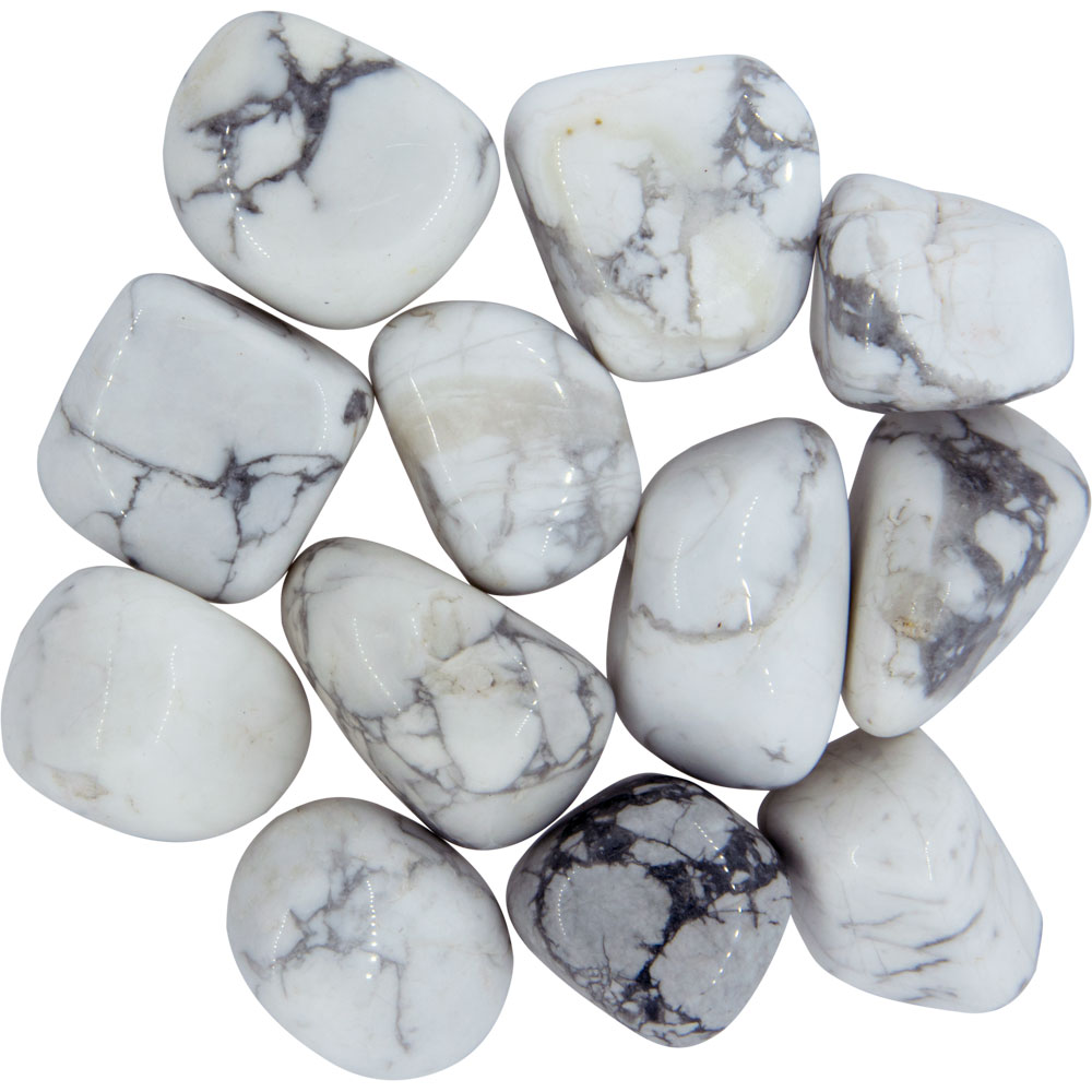 Tumbled Stones Howlite 1lb Kheops International