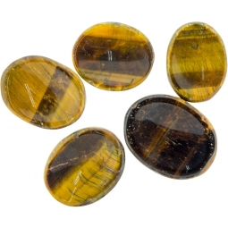 Worry Stones Tiger Eye (Pack of 12)