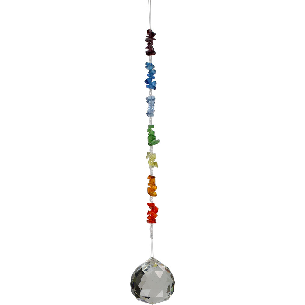 Hanging Crystal CHIPs Stone Chakra  (Each)