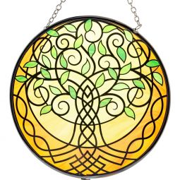 Glass Suncatcher 6in - Tree of Life - Celtic (Each)