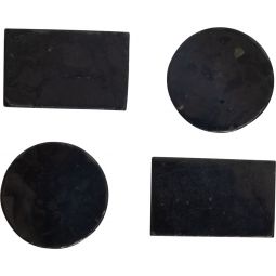 EMF Cell Phone Protection Disc & Plate - Shungite (Set of 4)