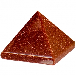 Gemstone Pyramid - Goldstone (Each)