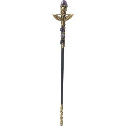 Magick Wand - Amethyst w/ Gold Isis (Each)