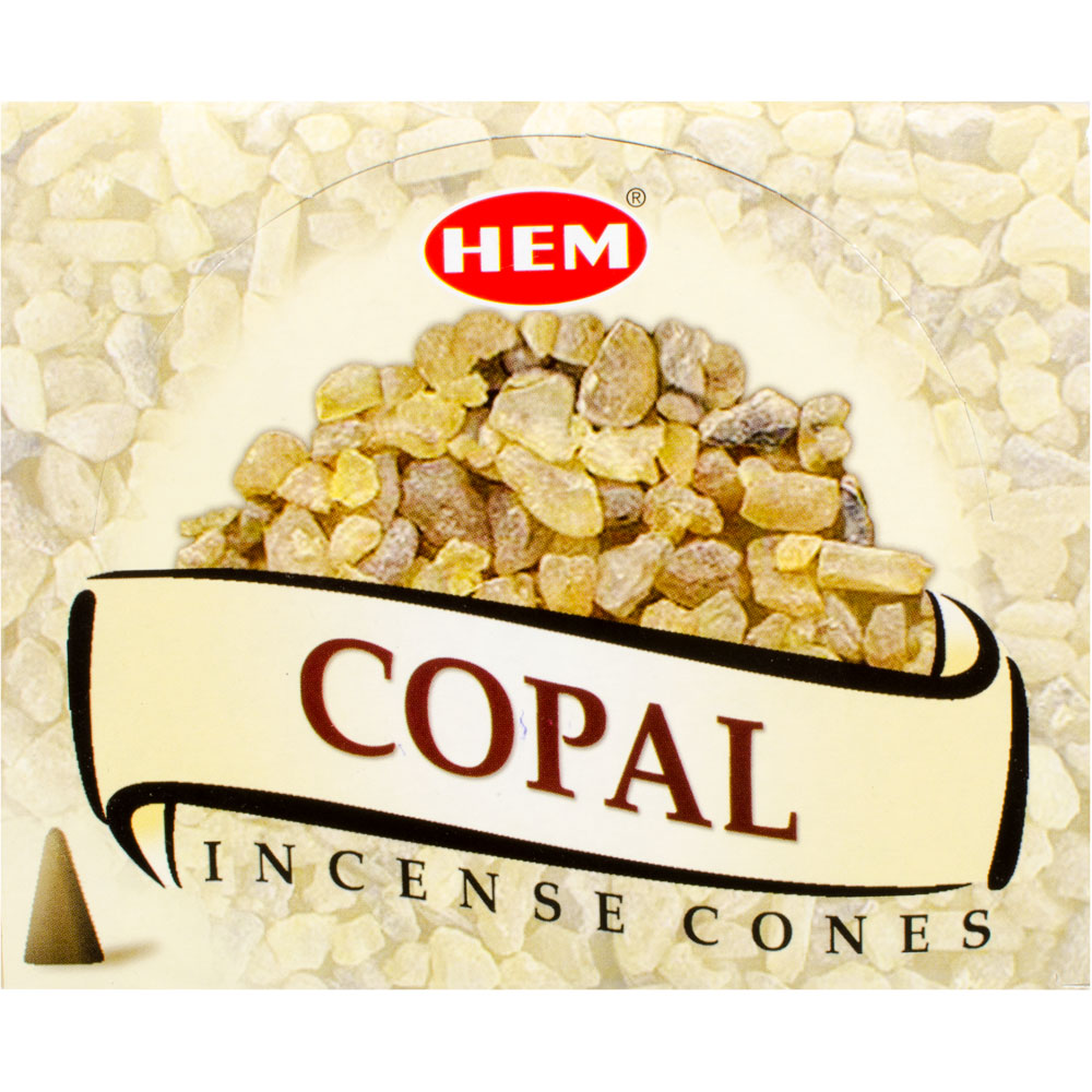 Hem INCENSE Cones in Display Box 10 cones Copal (pk 12)