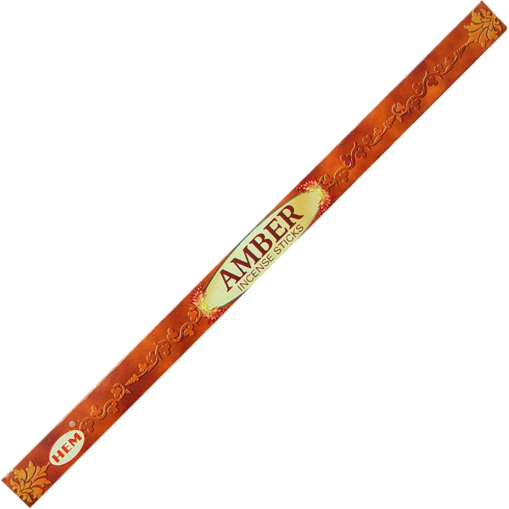 Hem Square Pack INCENSE 8 gr Amber (box of 25)