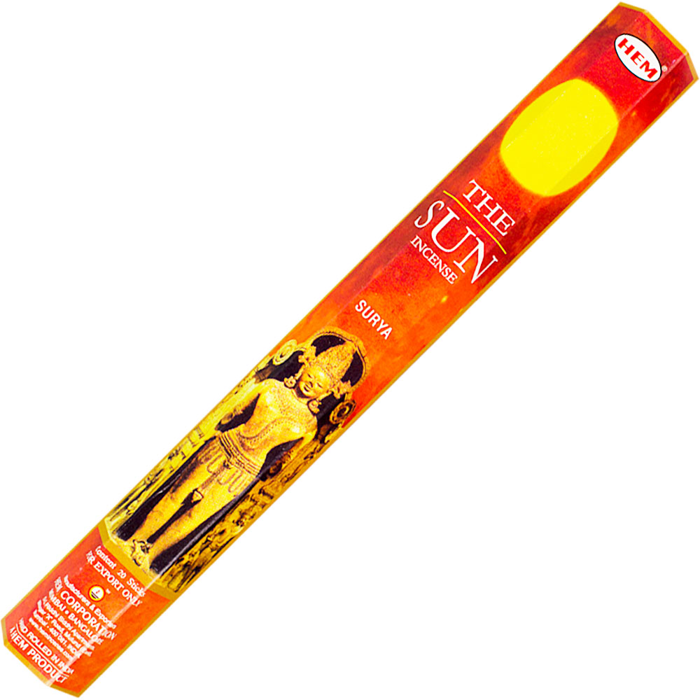 Hem Hexagonal Pack INCENSE 20 gr Sun  (pk 6)