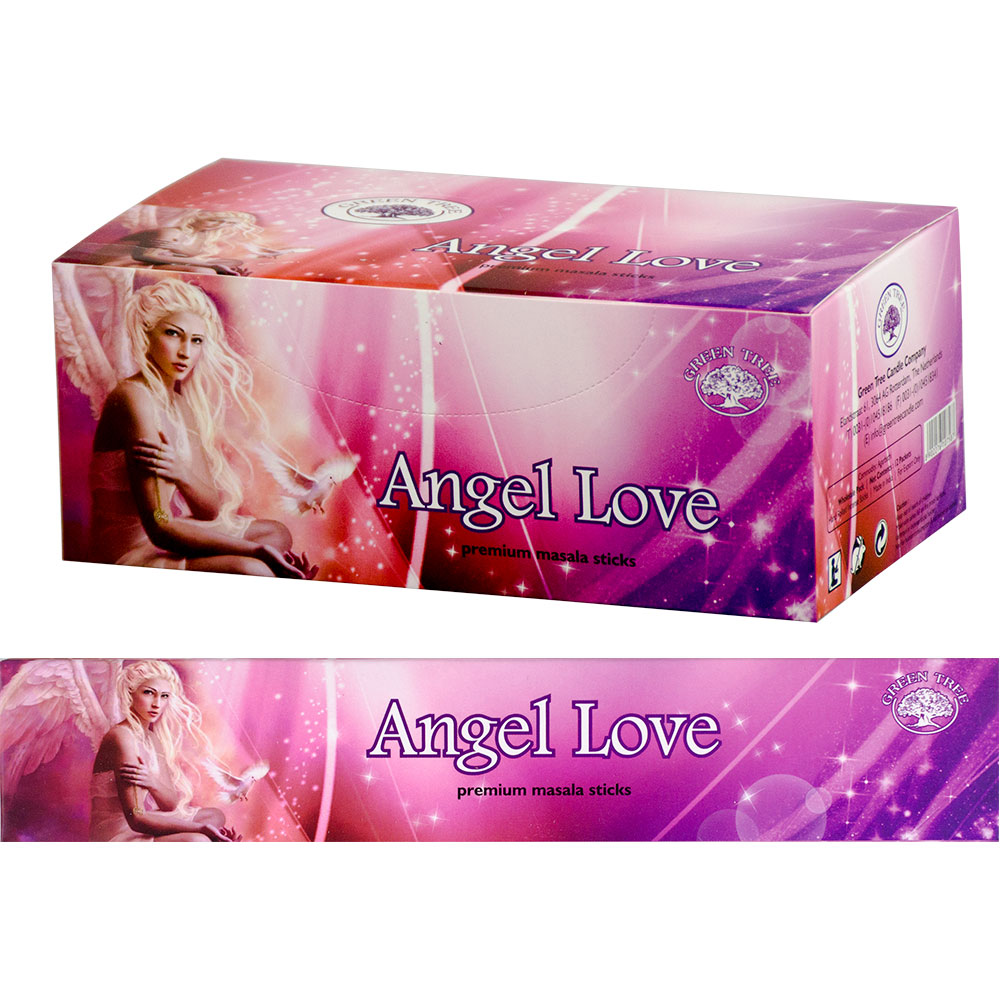 Green Tree INCENSE 15 gr - Angel Love (pack of 12)