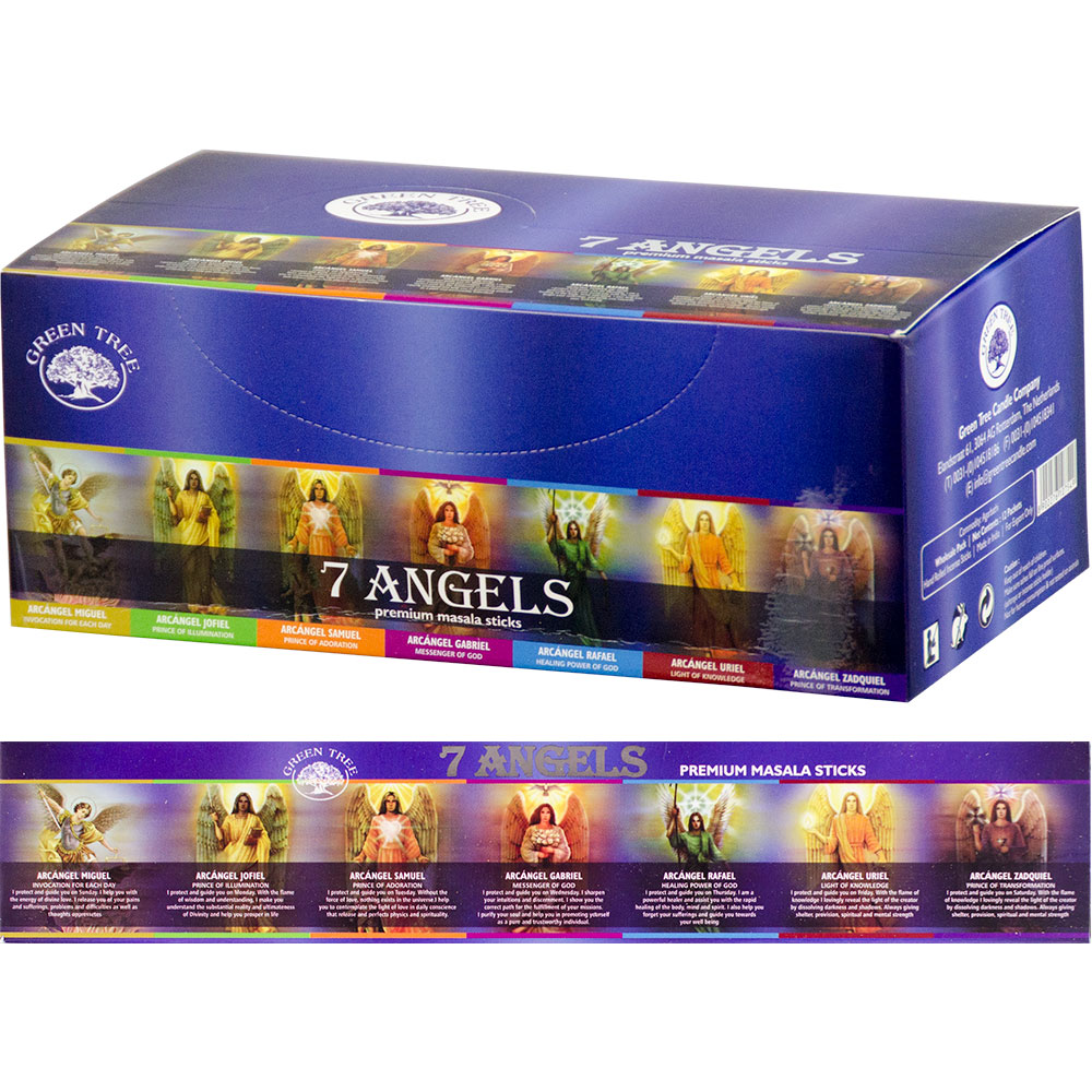 Green Tree INCENSE 15 gr - 7 Angels (pack of 12)