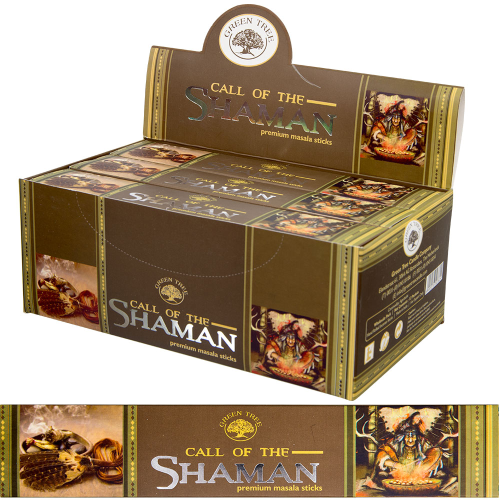 Green Tree INCENSE 15 gr - Call of the Shaman (pack of 12)