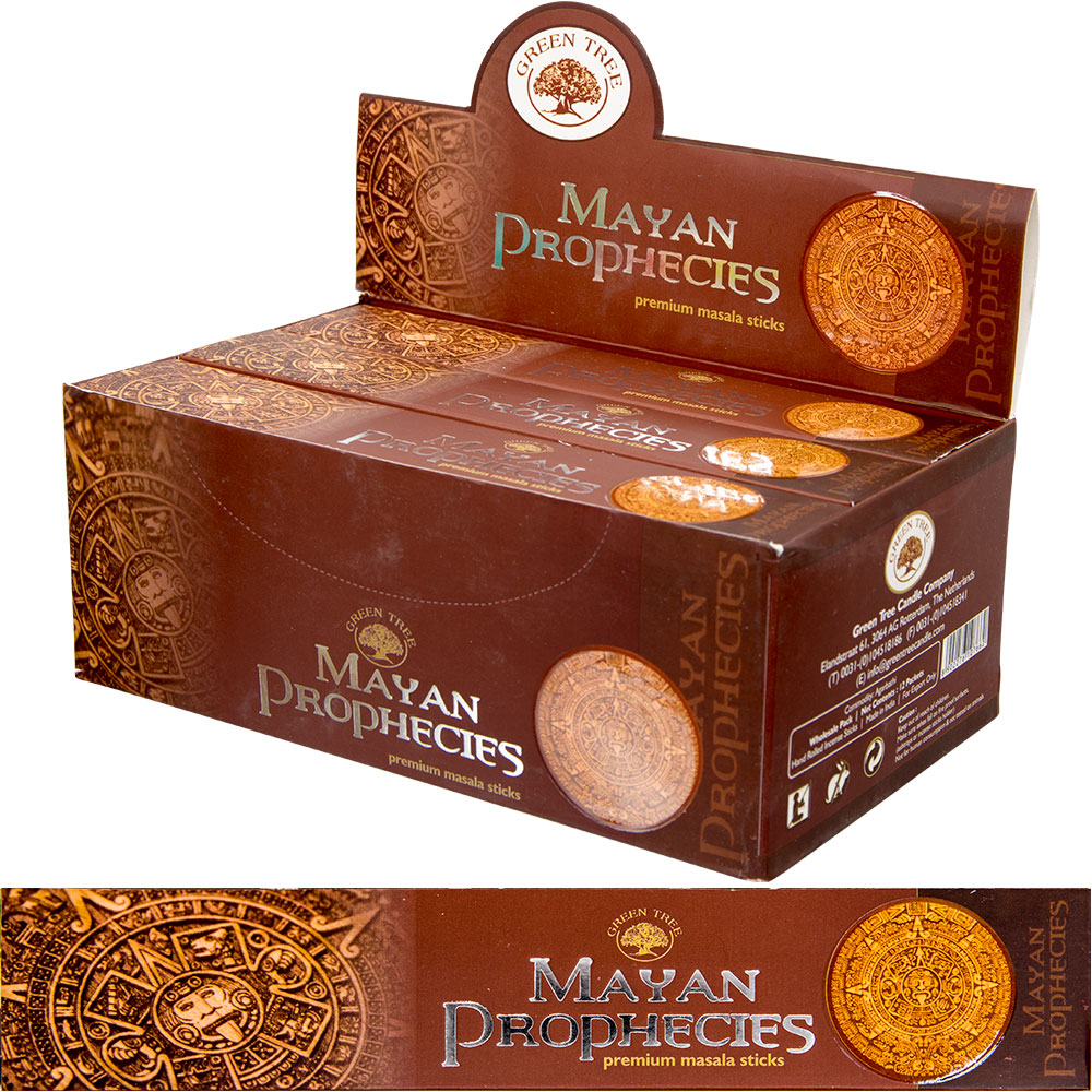 Green Tree INCENSE 15 gr - Mayan Prophecies (pack of 12)