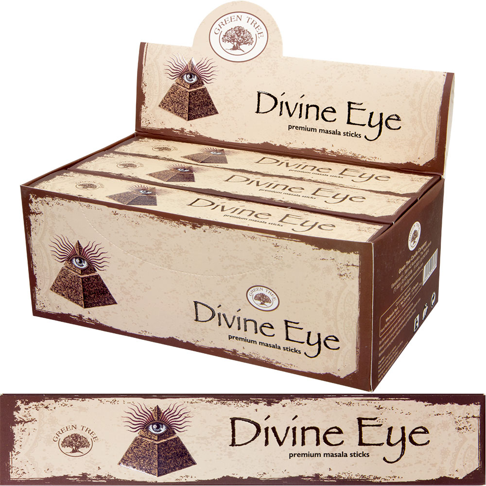 Green Tree INCENSE 15 gr - Divine Eye (pack of 12)