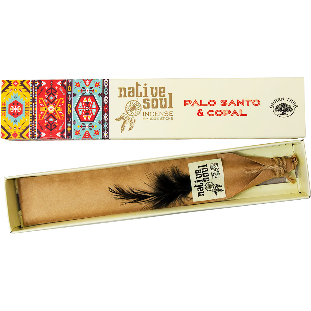 Native Soul INCENSE 15 gr - Palo Santo & Copal (Pack of 12)