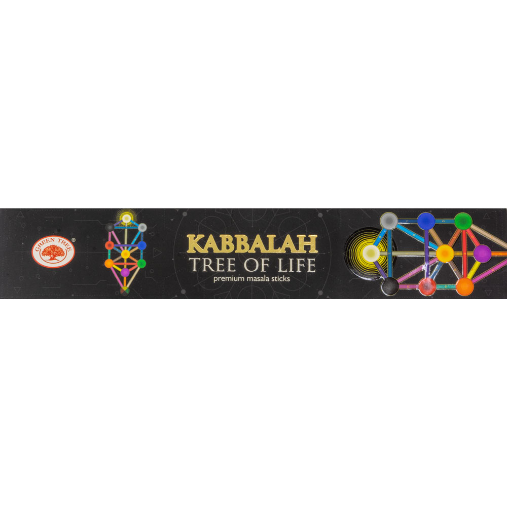 Green Tree INCENSE 15 gr - Kabbalah Tree of Life (Pack of 12)