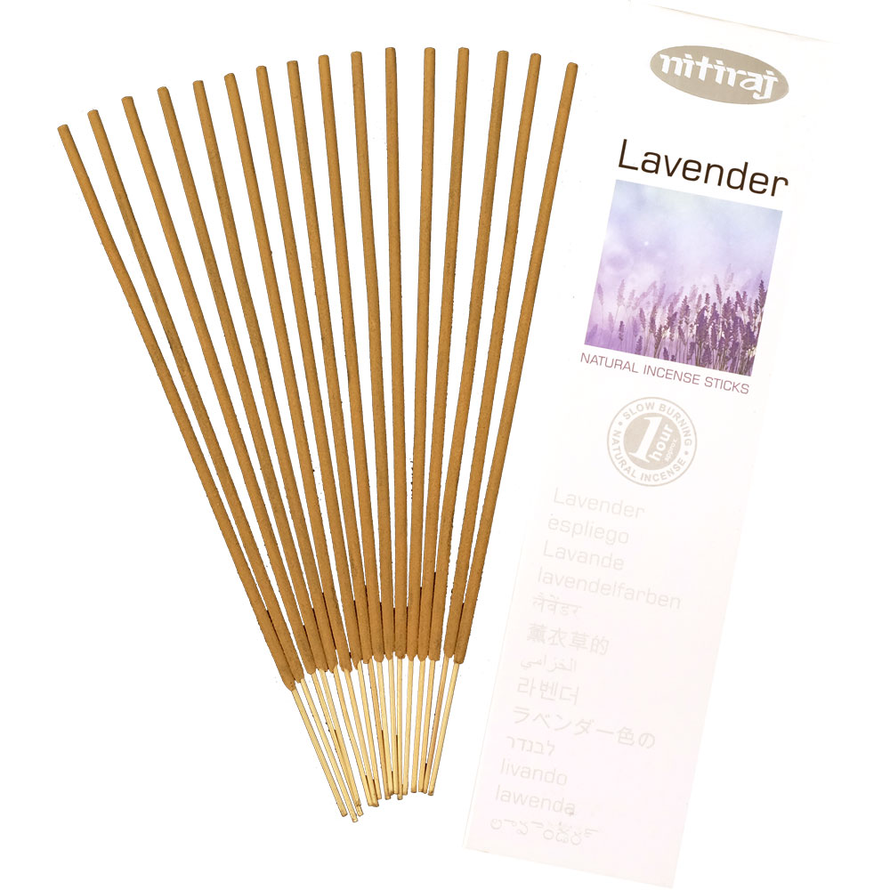 Nitiraj INCENSE 25 gr - Lavender (Pack of 6)