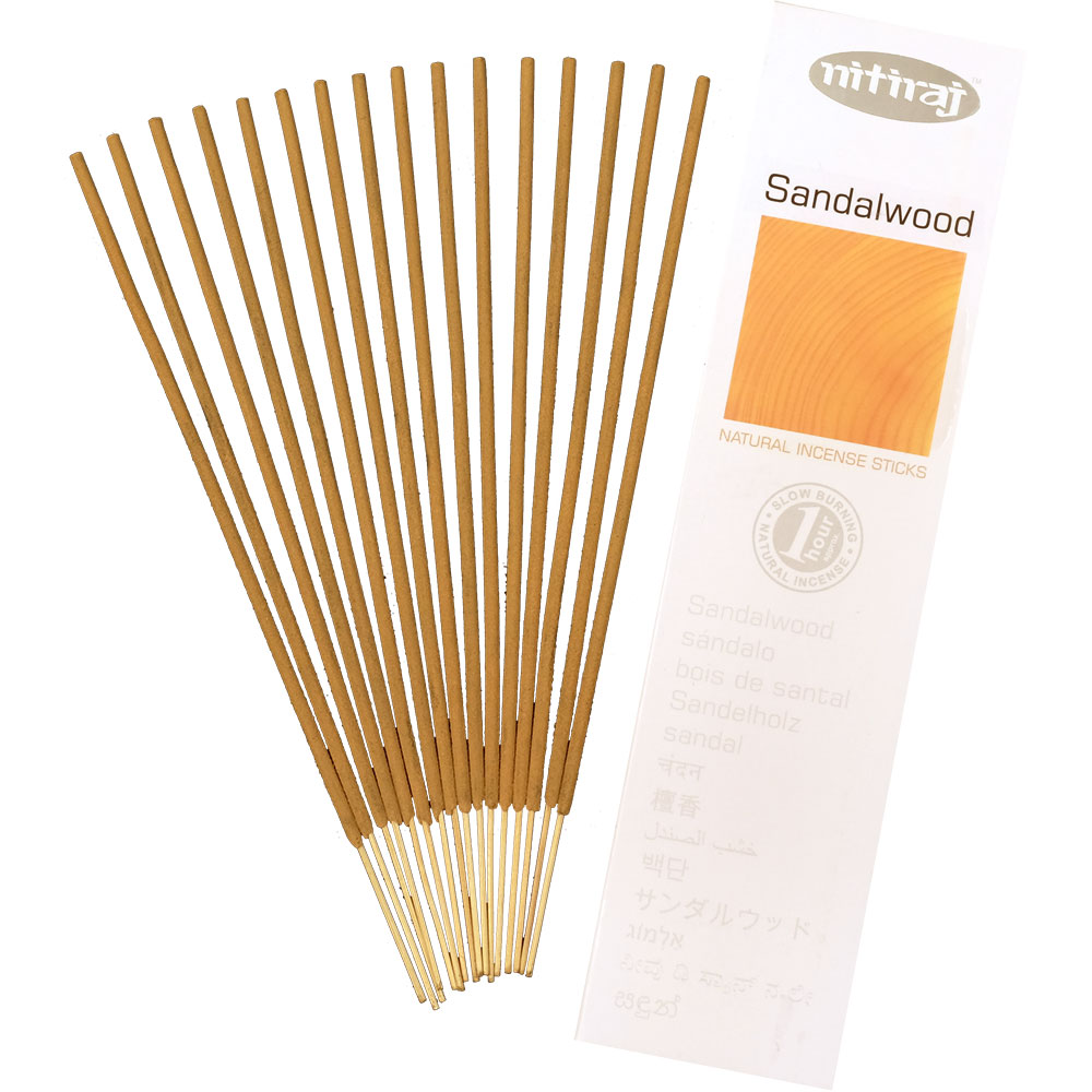 Nitiraj INCENSE 25 gr - Sandalwood (Pack of 6)