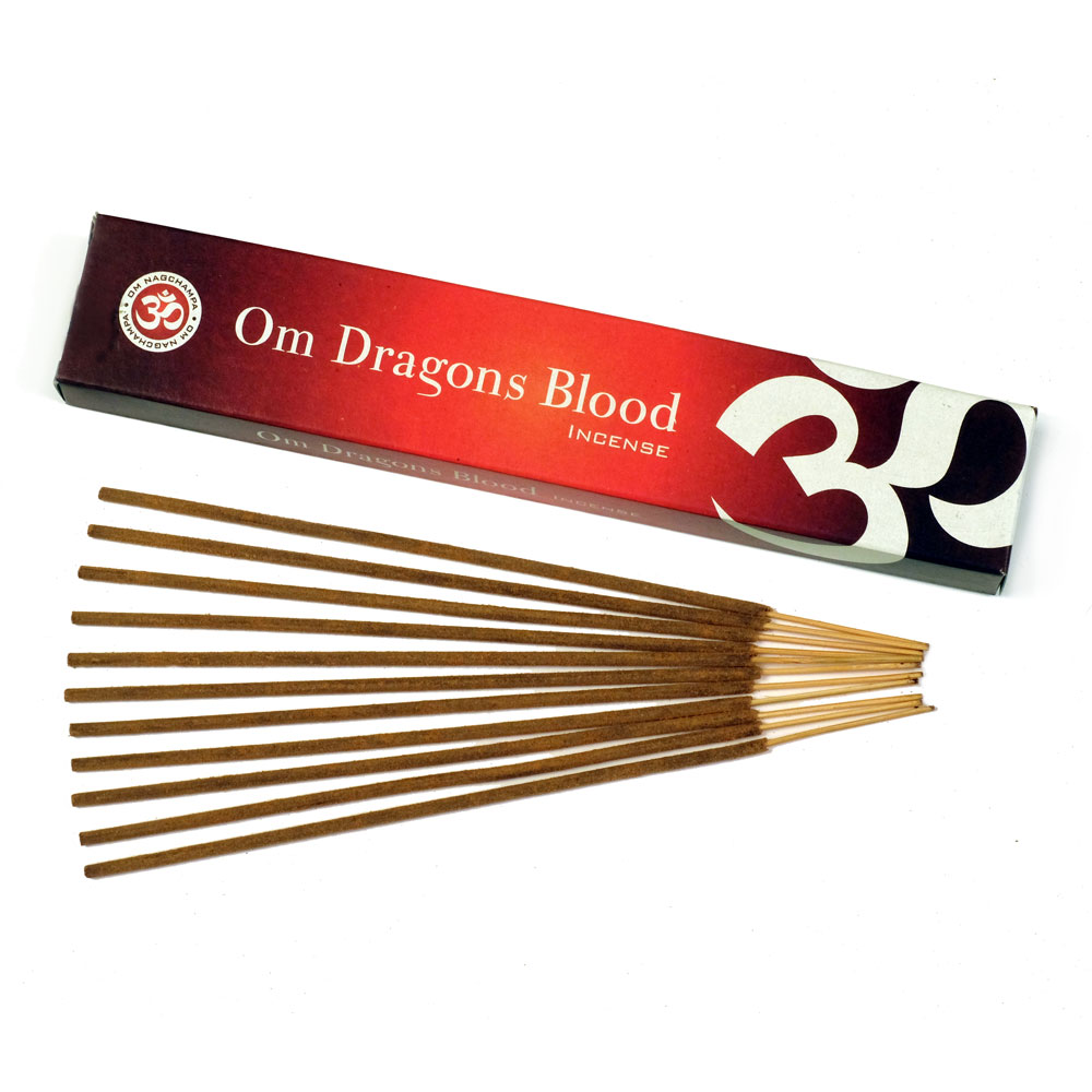 Om Incense 15 gr - DRAGONs Blood (Pack of 12)