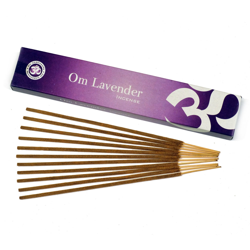 Om INCENSE 15 gr - Lavender (Pack of 12)